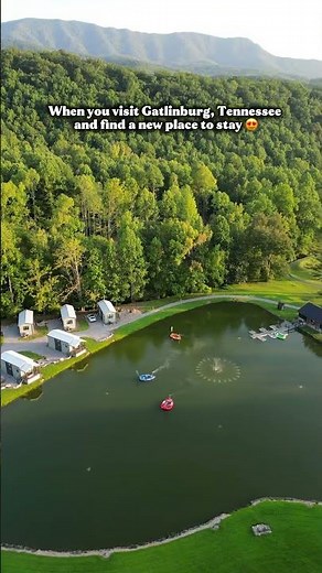 The coolest activity and place to stay in the Smoky Mountains of Gatlinburg, Tennessee