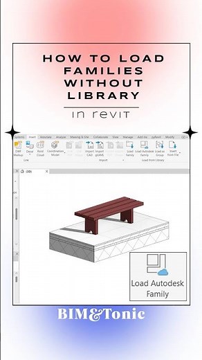 How to Load Family Without Library Installed in Revit #bim #architecture #revit #family