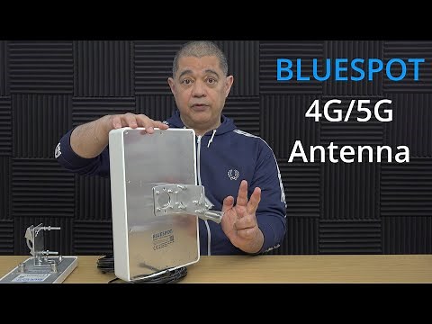 4G 5G outdoor antenna by Bluespot unboxing and close look
