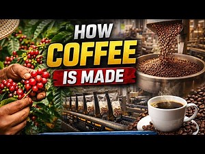 How Coffee Is Made – From Coffee Farm Harvest to Industrial Coffee Factory
