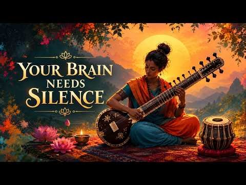 Your Brain Needs Silence | Peaceful Flute & Sitar Music for Deep Relaxation