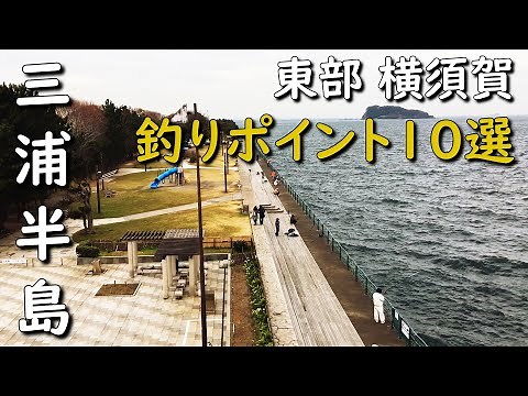 神奈川県三浦半島東部横須賀の釣りポイント10選 アイクル うみかぜ公園 海辺釣り公園 大津港新堤防 観音崎 陸軍桟橋 燈明崎 開国橋突堤 平作川河口 久里浜海岸 野比海岸 MANCING MANIA