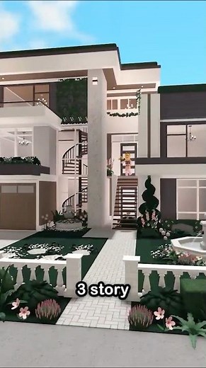 😱I DELETED My House to Build a MANSION in Bloxburg! #bloxburg #roblox #robloxbloxburg #shorts