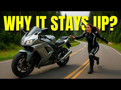 Your Motorcycle Doesn't Need You! (Trail & Gyroscopic Forces EXPLAINED)