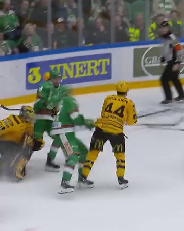 Skellefteås Elias Salomonsson stängs av i fyra matcher efter huvudtacklingen mot Simon Zether. | TV4 Hockey