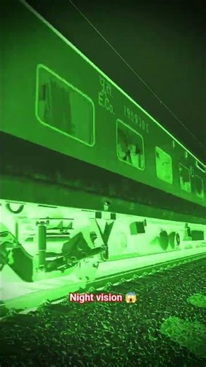 How looks in night vision 😱 #trainsigma #train #railwaycontent #indianrailways