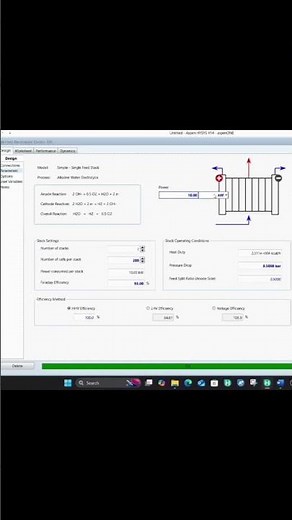 The how's of Water Electrolysis using Aspen HYSYS part 2. #aspen #viral #aspenhysys #processdesign