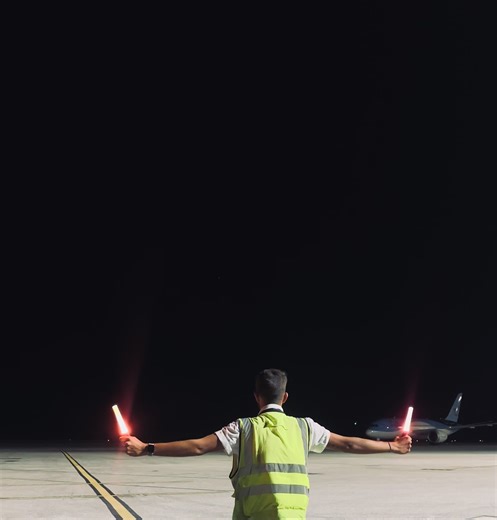 DREAM🌙LINER B787-8🥹 #rampagent #ramplife #skyserv #swissport KGS