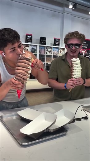 Impossible Ice Cream Challenge #respect #ytshort #shorts
