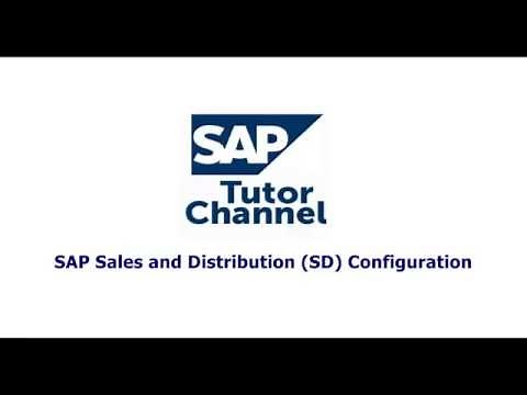 SAP Sales and Distribution SD Configuration