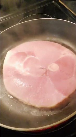 Easy pan-fried ham steak recipe#ham #panfried #steak #recipe