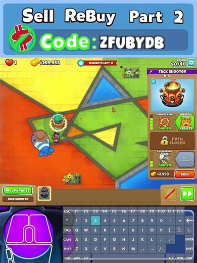 Meteor Tower OBLITERATES MAX HP MOAB In This Micro Challenge (Code ZFUBYDB)