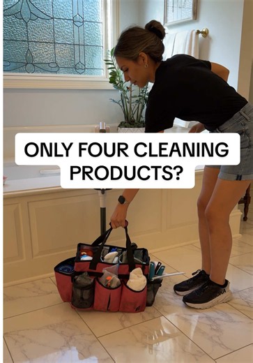 If I could only leave the store with four cleaning products, these are the ones I’d grab first. 🧼✨ After years of cleaning professionally, these are the products I always recommend keeping on hand because each one has a specific job. ✔️ Dawn Dish Soap – grease and everyday kitchen cleaning ✔️ Bar Keepers Friend – hard water, soap scum & mineral buildup ✔️ Sprayway Glass Cleaner – streak-free mirrors and windows ✔️ OdoBan – cleaning, deodorizing, sanitizing & disinfecting (when used according to