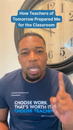 2.1K views · 45 reactions | Tracee is creating an inclusive classroom where every student can succeed.  The program helped him master differentiated instruction and implement strategies that truly make a difference in his students’ learning. Ready to take the next step toward your teaching career? Visit www.teachersoftomorrow.org to learn more! ✨ #TeachersOfTomorrow #FutureTeacher | Teachers of Tomorrow | Facebook