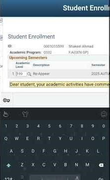 Reappear admission aiou 2026 l Aiou FER 1,FER 2,fail subject admission l How to re appear admisdion