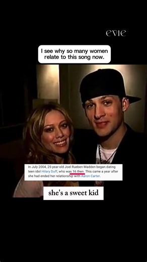 Hilary Duff and Joel Madden started dating in 2004, when Hilary was 16 and Joel was 25. Their relationship became one of those early-2000s celebrity pairings that got a lot of attention, especially because of the age gap. They stayed together for about two years before breaking up in 2006. The relationship has come back up again because fans think Hilary’s 2025 song “Mature” may be reflecting on that time in her life. Hilary hasn’t directly named Joel, but she said the song is about her younger 