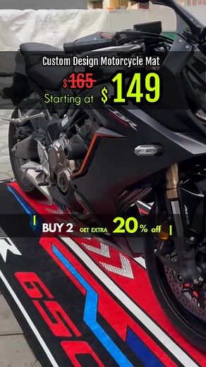 Custom Designed Pit Mat – Starting at $149! 🏍️ Protect Your Floor & Elevate Your Garage! Our Custom Designed Pit Mat is made with non-slip, high-quality material, keeping your floor safe from spills, scratches, and stains. 💬 Real Riders, Real Reviews! See what our customers say! ✅ Non-Slip & Durable ✅ Protects Your Floor ✅ Custom Design for a Unique Look ✨ Limited-Time Offer – Was $165, Now Only $149! ✨ 📦 Fast Shipping – Order Yours Today! 🚀 | MPM Motorcycle Mat
