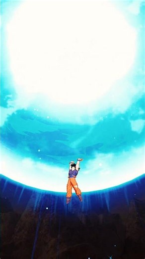 Perfectly timed Spirit Bomb 💣! He didn't get a chance to do anything! #dblegends #dbl #dblindia