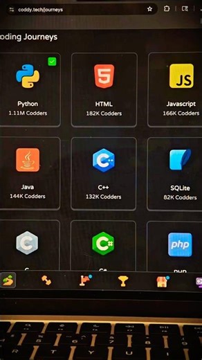 Learn programming like playing a game#coding #learning #learntocode #python