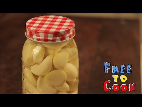How to Peel & Preserve Fresh Garlic - Food Tips