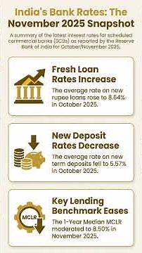 RBI Report 2025: WALR, MCLR & Deposit Rate Trends Explained | Key Banking Rate Movement