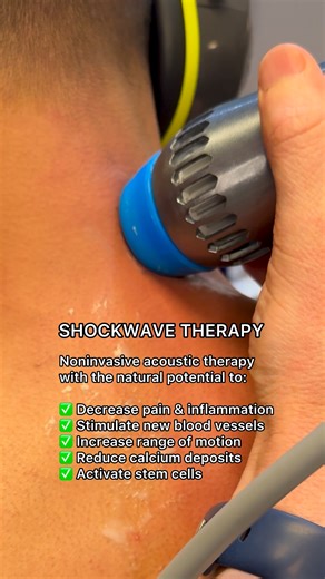 6.1K views |  Shockwave therapy delivers powerful acoustic waves deep into tissues to stimulate healing, break up scar tissue, and improve circulation. It’s an excellent non-invasive option for stubborn injuries like plantar fasciitis, tendinitis, or chronic joint pain. #ShockwaveTherapy #SportsRecovery #ChicagoChiropractic #ChiropracticCare #drkyleross | Dr_kyleross | Facebook