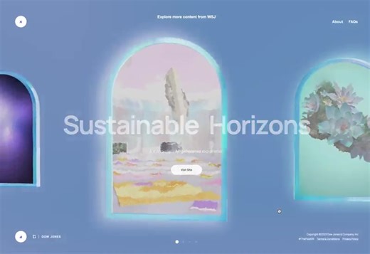 Website Of The Day 8 December 2023 The Field by Active Theory & Dow Jones https://www.cssdesignawards.com/sites/the-field/44642 | CSS Design Awards