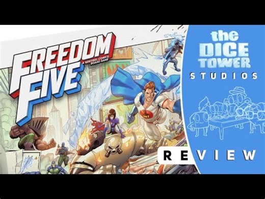 Freedom Five Review: The Best There Is At What It Does?||The Dice Tower