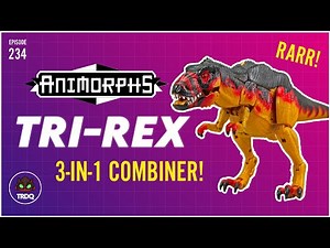 TRDQ: Animorphs Tri-Rex Review - 3 in 1 T-Rex Combiner!
