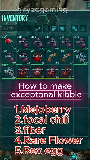 How to make Exceptonal kibble in Ark Survival