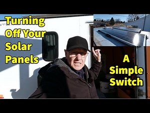 Installing a Solar Panel On-Off Switch and +/- Buss Bars