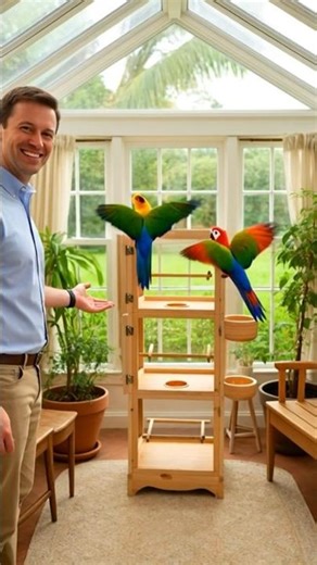 Building Dream Parrot Cage! ✨