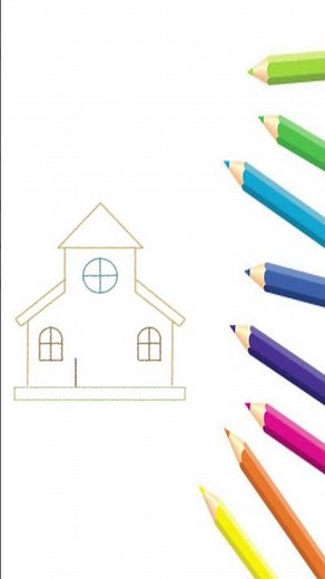 Disegniamo una Chiesa FACILE e SEMPLICE | Tutorial di Disegno Passo a Passo