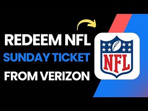 How To Redeem NFL Sunday Ticket From Verizon !