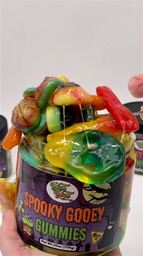 1.9K views · 11 reactions | Spooky gooey gummies come with a free mystery bag of candy for a limited time! https://yumyumcandyshop.com/products/sour-spooky-gooey-gummies | Yum Yum Candy Shop | Facebook