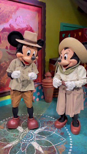 Mickey and Minnie Mouse Dancing the Macarena at Walt Disney World