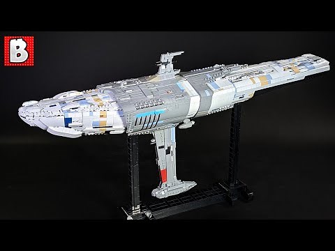 Massive LEGO MC-75 Star Cruiser Rebel Flagship Star Wars Custom Build!