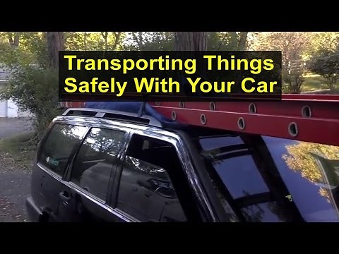 Securing things to the top of your vehicle for transportation or delivery. - VOTD