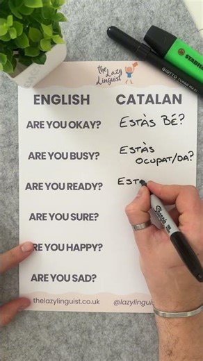 These 6 Catalan Words Will Change How You Speak! ❤️ Are You, Happy & More