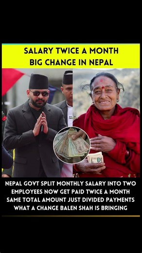 Big Shift in Nepal’s Payroll: Salary Twice a Month!🇳🇵#nepal #humanity #education #honda125 #ultra