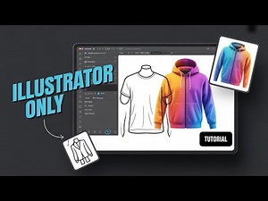 How To Design Clothes Using ONLY Illustrator