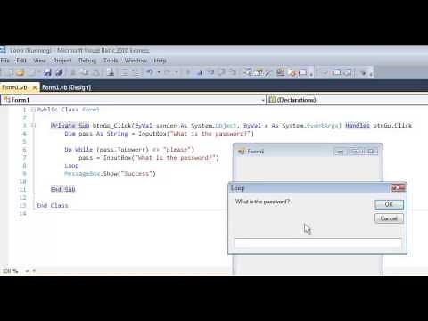 Sentinel Loop Tutorial Using While and Until in Visual Basic - VB.NET Algorithm