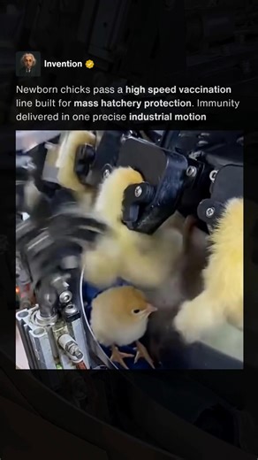 Hundreds of Baby Chicks Vaccinated in Seconds 🐥