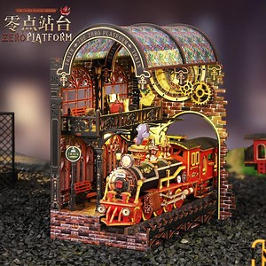 Book Nook Kit | Magical 3D Wooden Puzzle | Miniature Diorama DIY Craft Gift With LED - Etsy