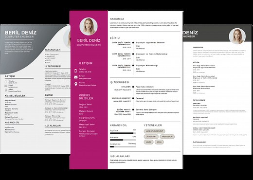 Ücretsiz CV Hazırlama Programı CV Örnekleri ile CV Oluştur - Toptalent