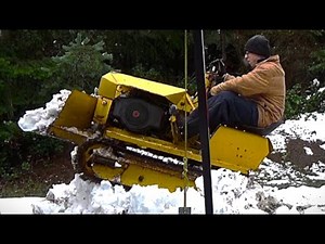 struck magnatrac mt3000 mini dozer snow...part 4