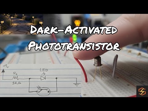 Dark-Activated Light Using a Phototransistor