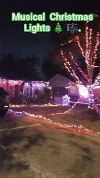 Musical Christmas Lights 🎄 🎼. #shorts #christmaslights #lightshow #christmas #2025 #babyjesus #earth
