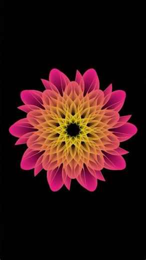 From Start to Flower 🌼 Illustrator Trick! #shorts