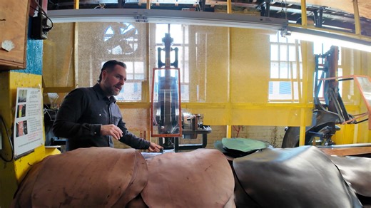 Step inside a piece of Chicago history. Horween Leather isn't just a tannery; it's the last one standing in the city after 120 years of operation. This is where legendary materials like NFL Football leather, NBA Basketball leather, Shell Cordovan, and the iconic Chromexcel are still made today. | Ashland Leather